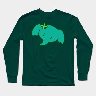 Lucky Elephant Face Long Sleeve T-Shirt